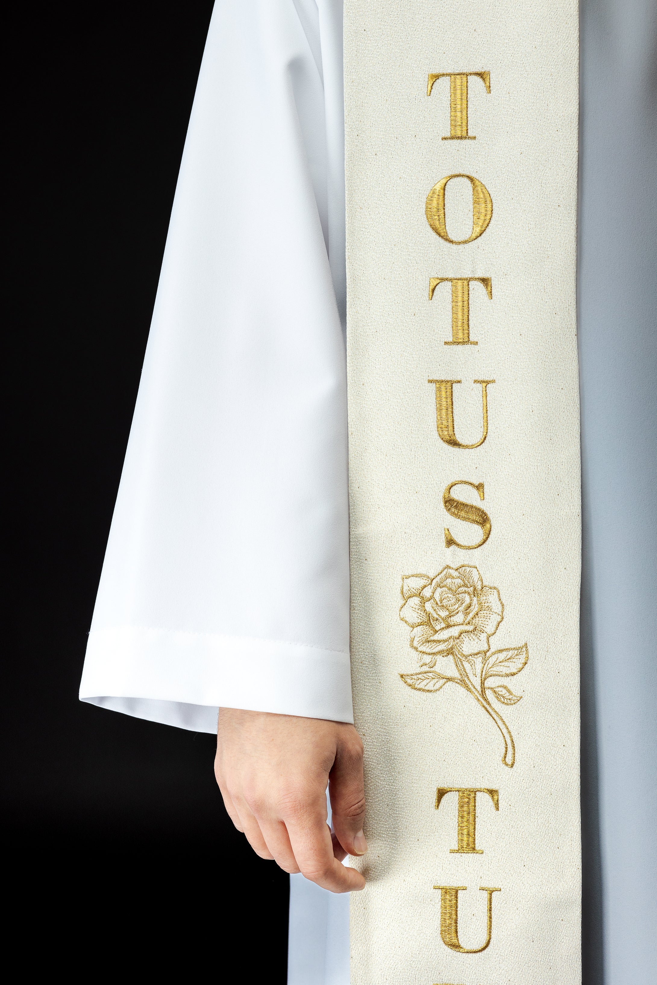 Embroidered stole John Paul II