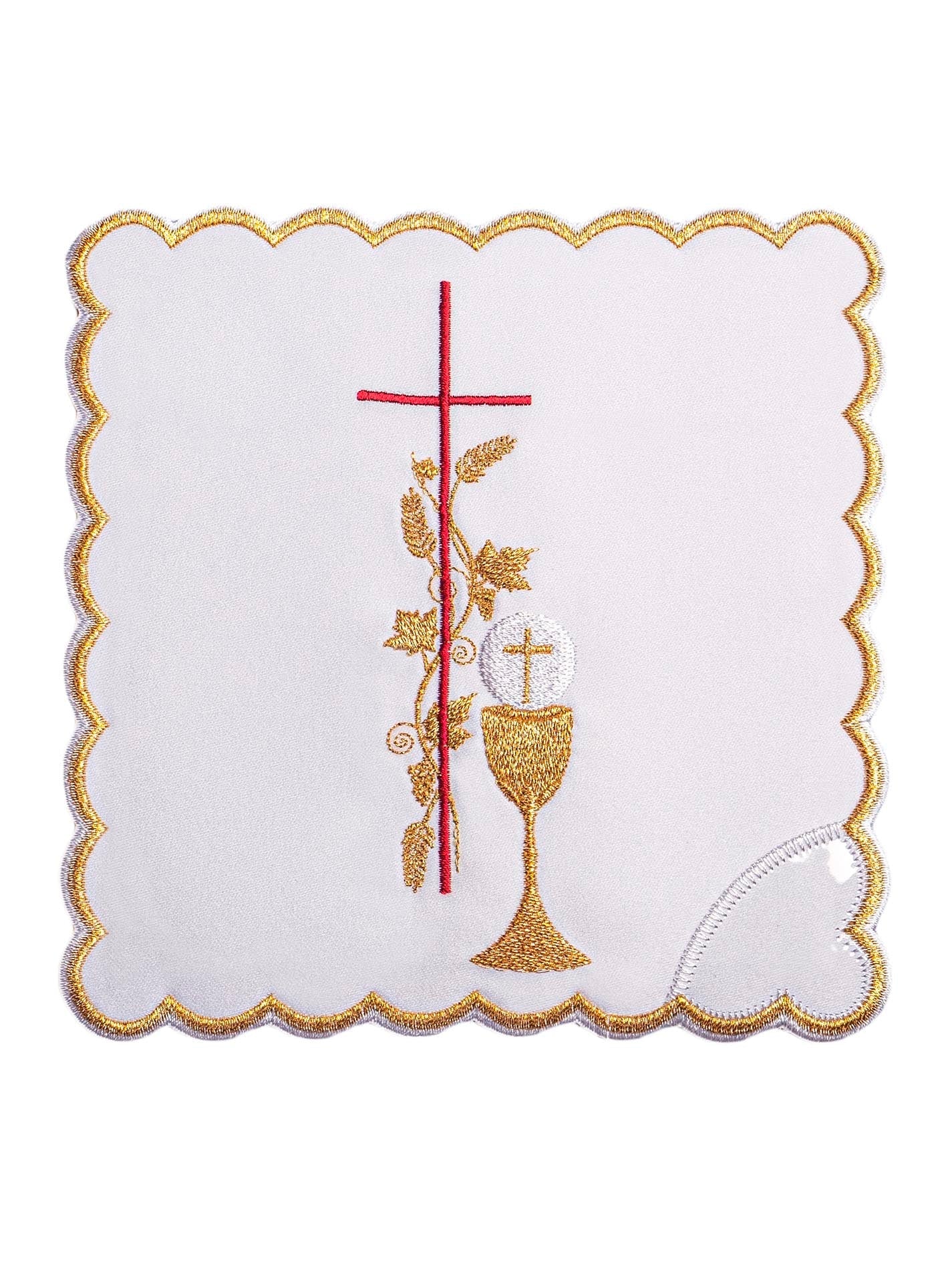 Eucharistic embroidered chalice linen