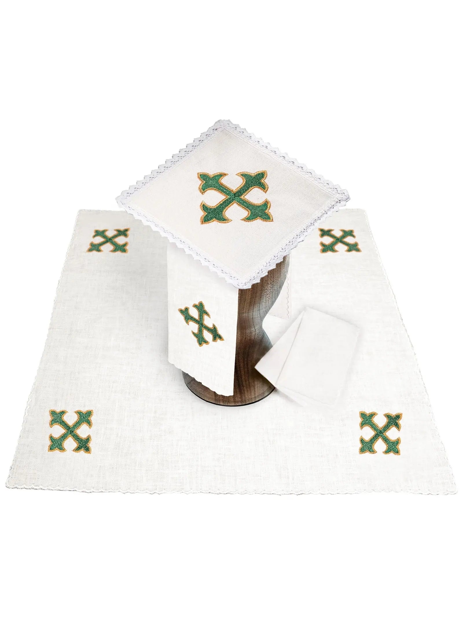 Linen chalice linen embroidered Cross