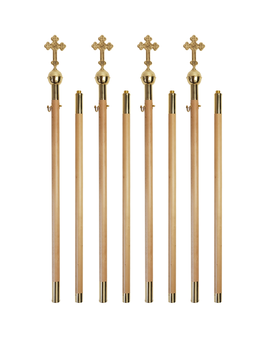 Drzewce do baldachimu jasne drewno - ORNATY.PL