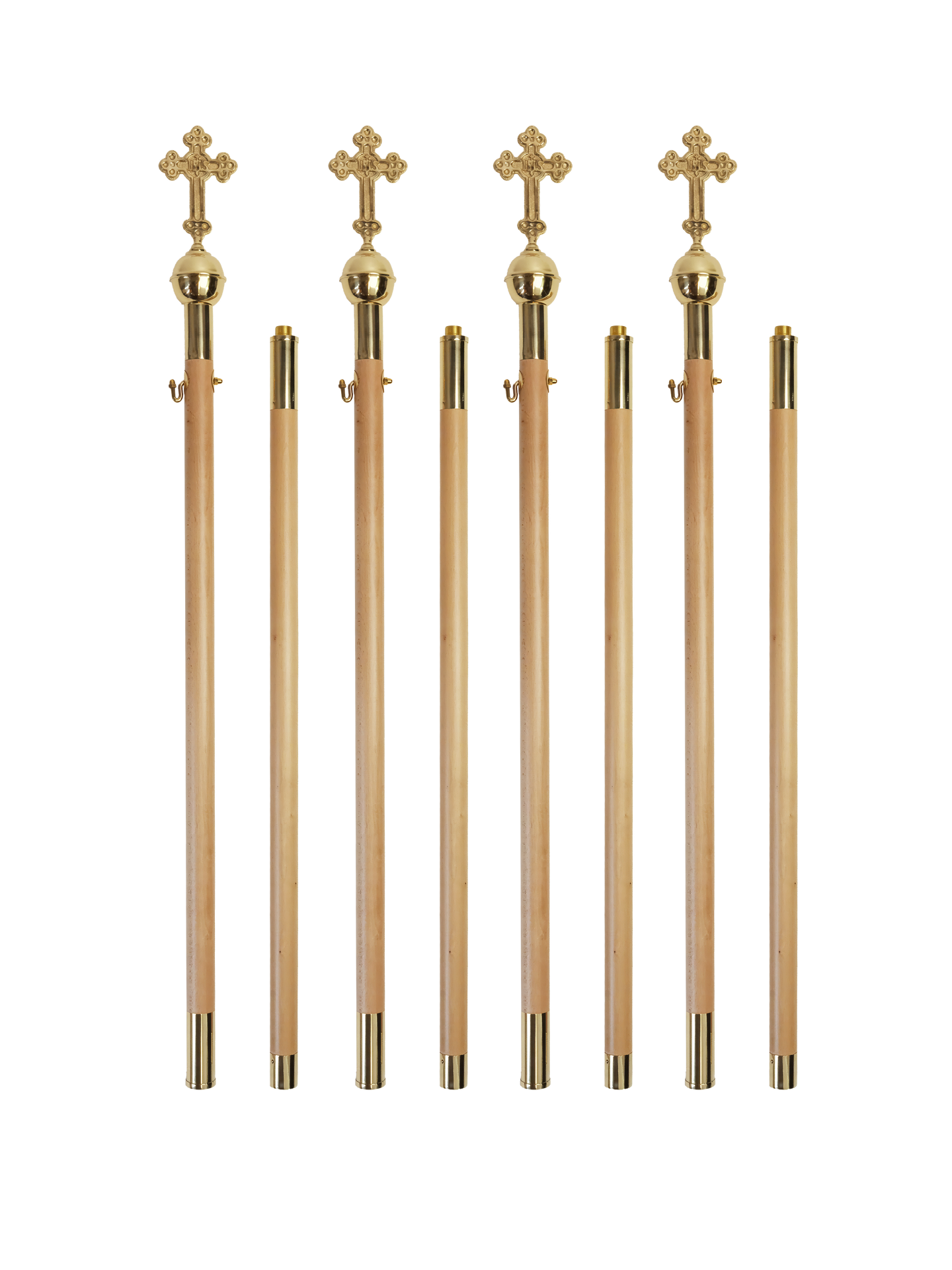 Drzewce do baldachimu jasne drewno - ORNATY.PL