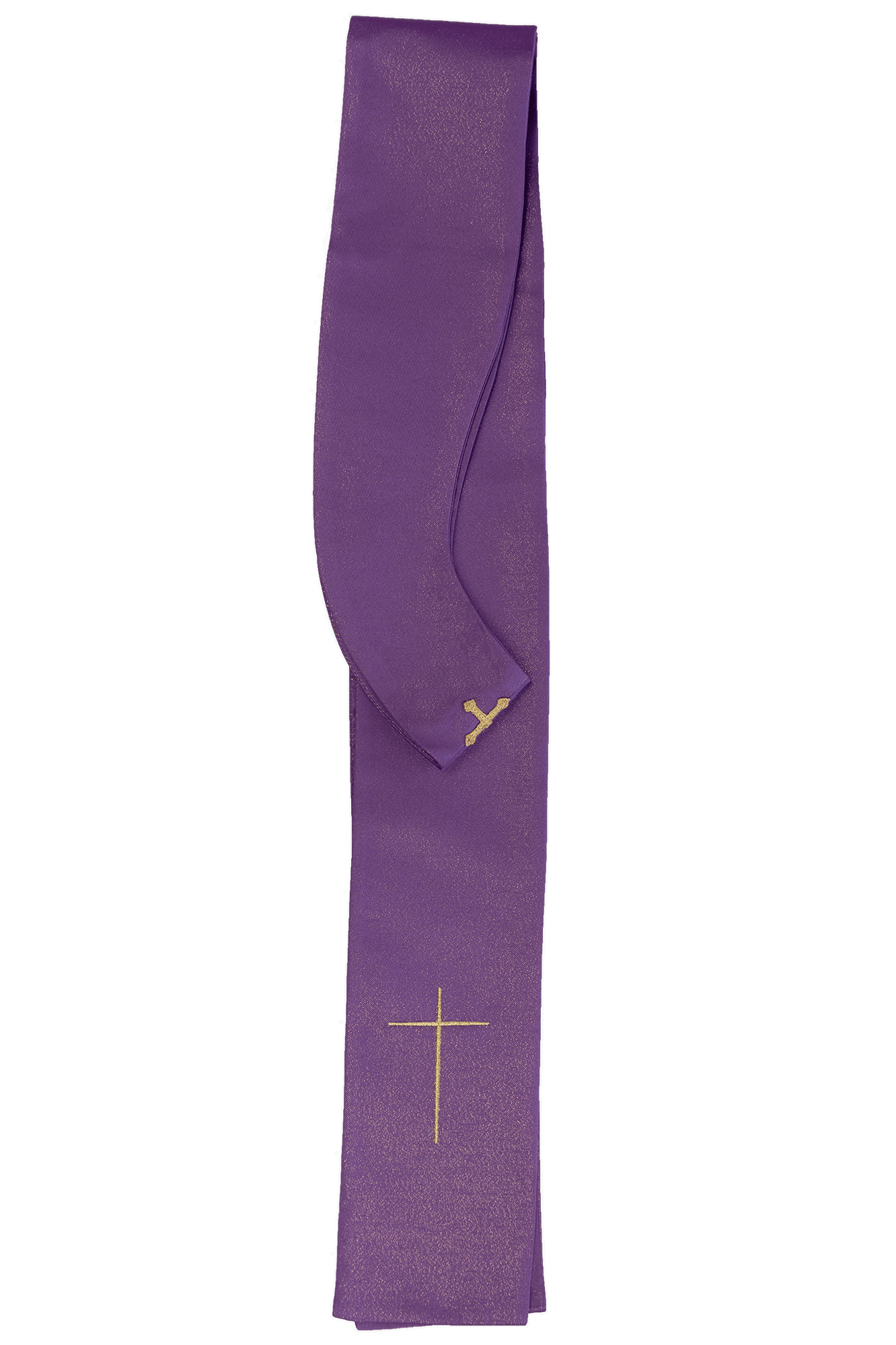 Purple chasuble richly embroidered lustre