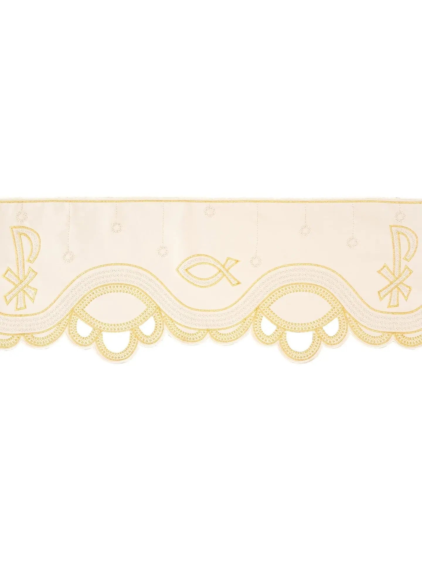 Front embroidered metre PAX ecru