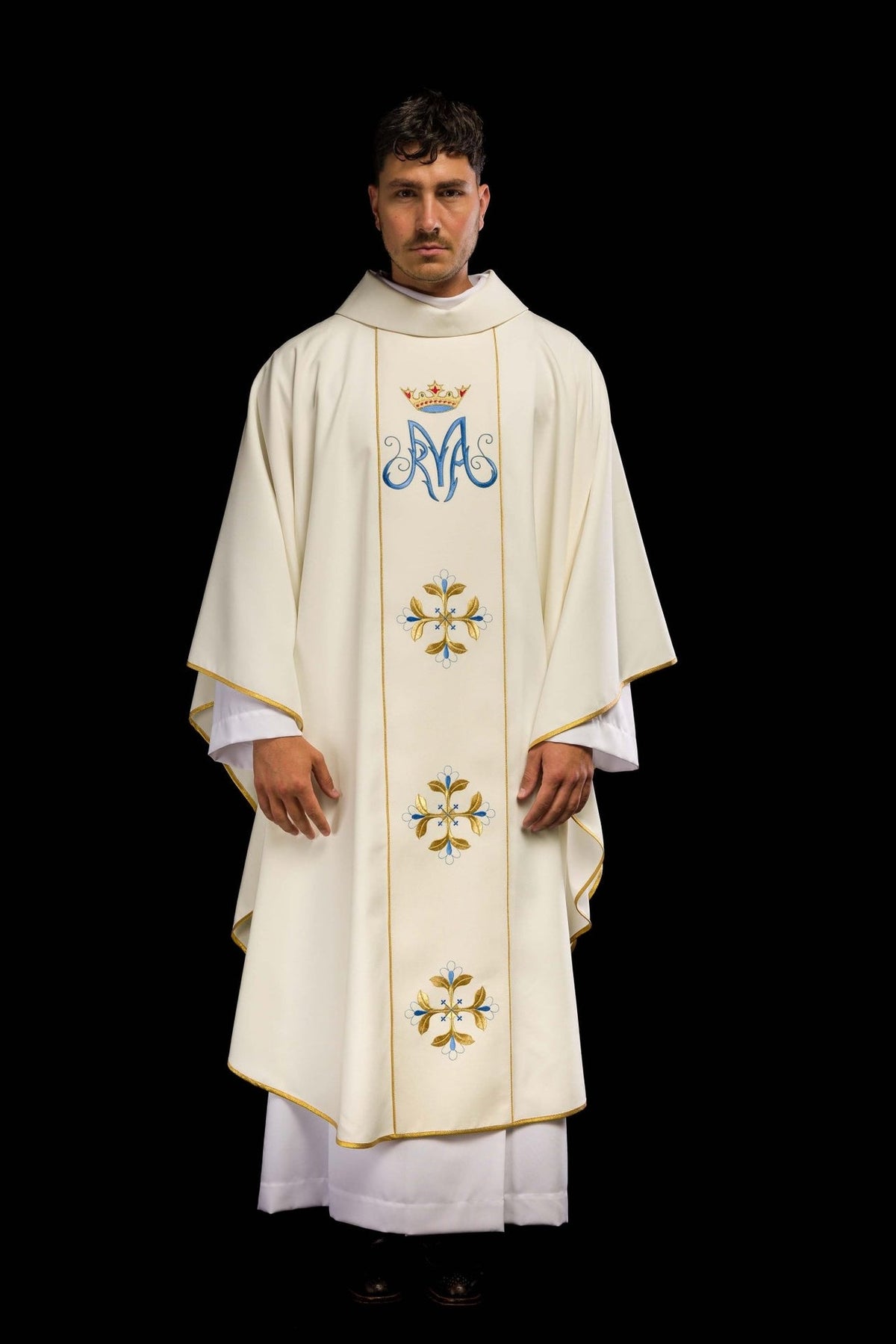 Maryjny ornat liturgiczny z pasem