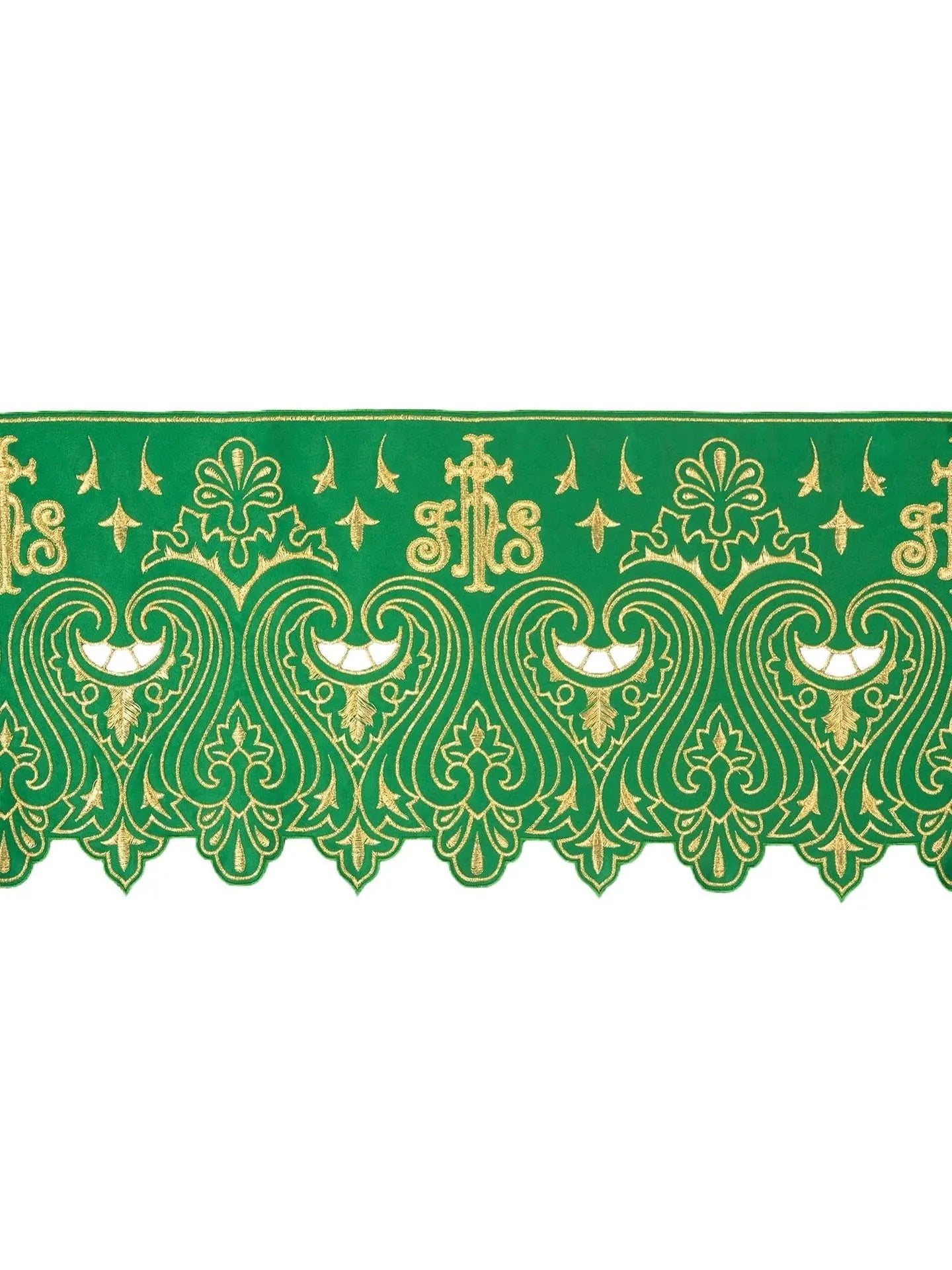 Metre with front embroidery IHS Green