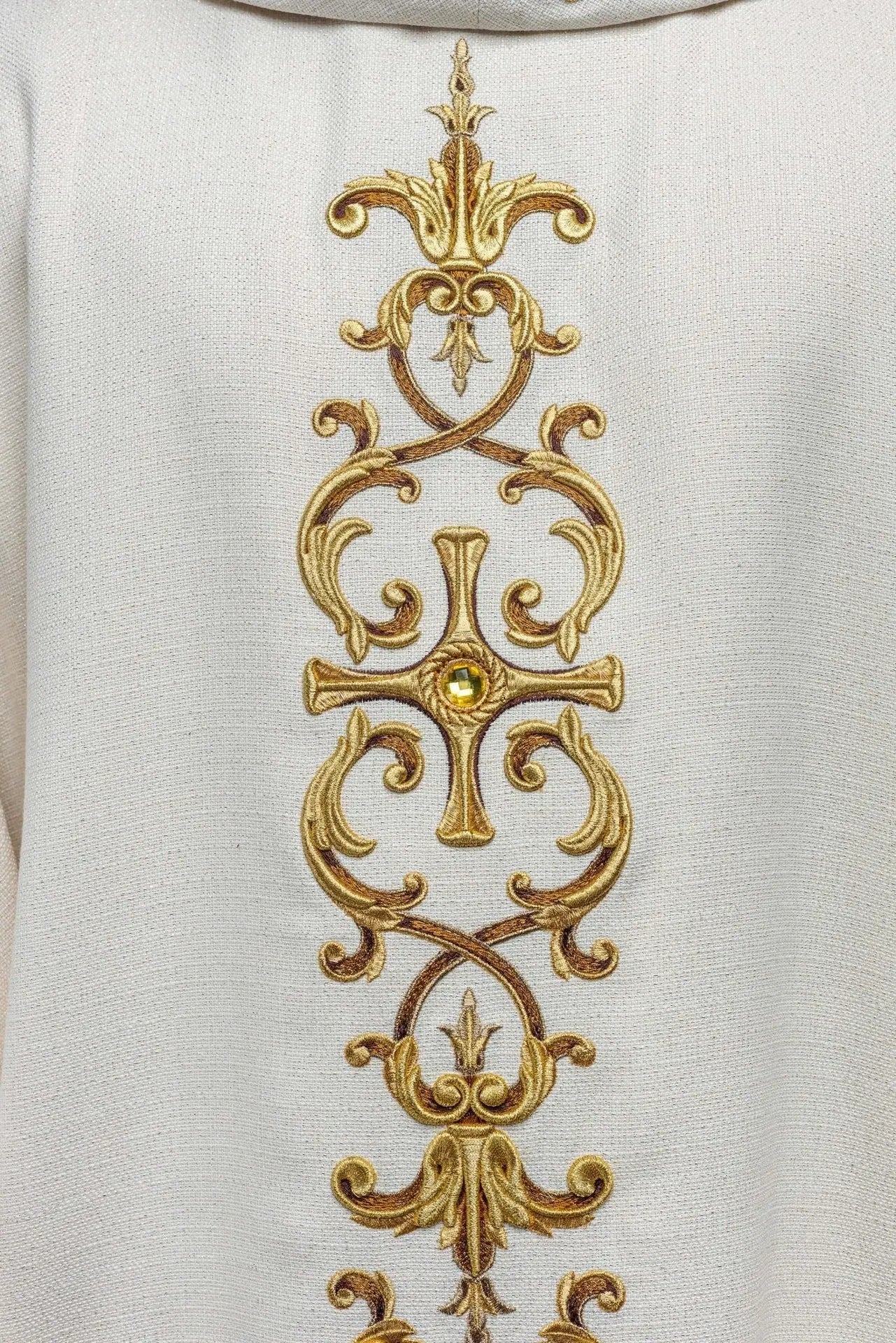 Chasuble richly embroidered with stones
