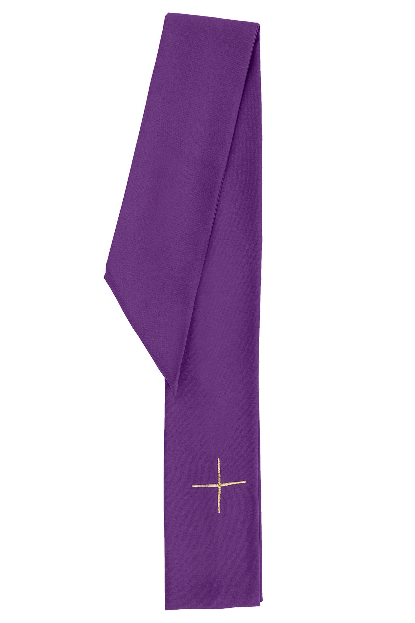 IHS embroidered chasuble Purple