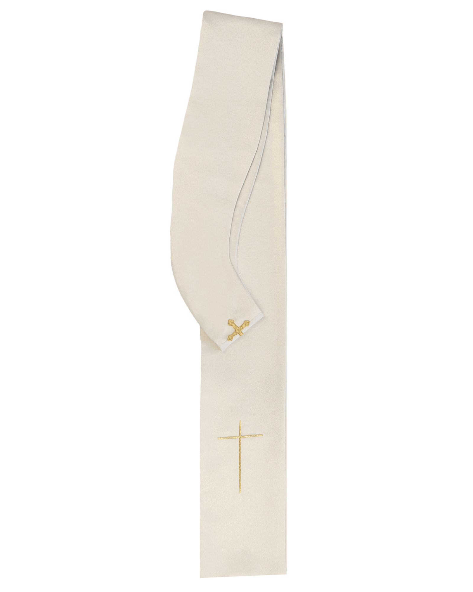 Embroidered cross ecru chasuble