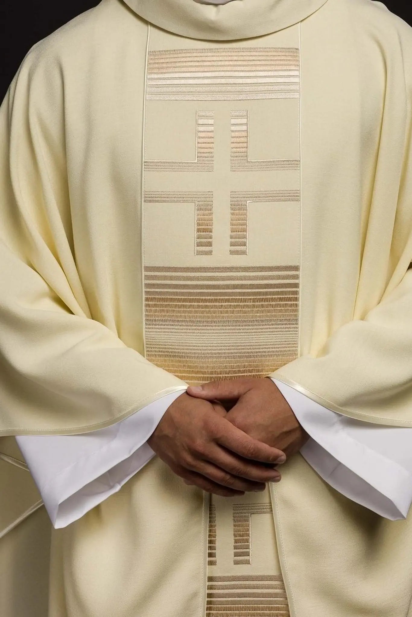 Embroidered chasuble with Crosses