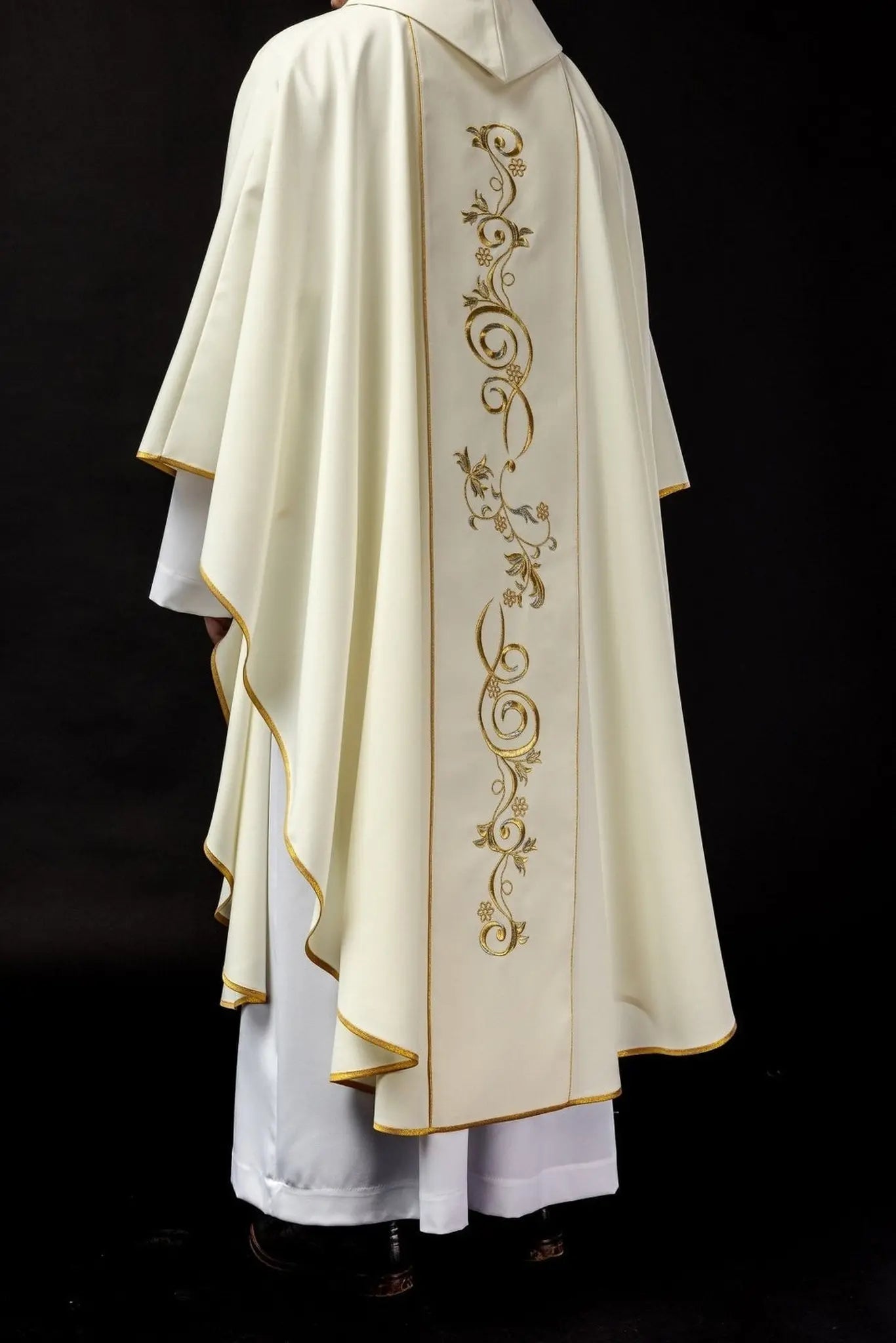 Embroidered Chasuble with Image of Saint Anthony