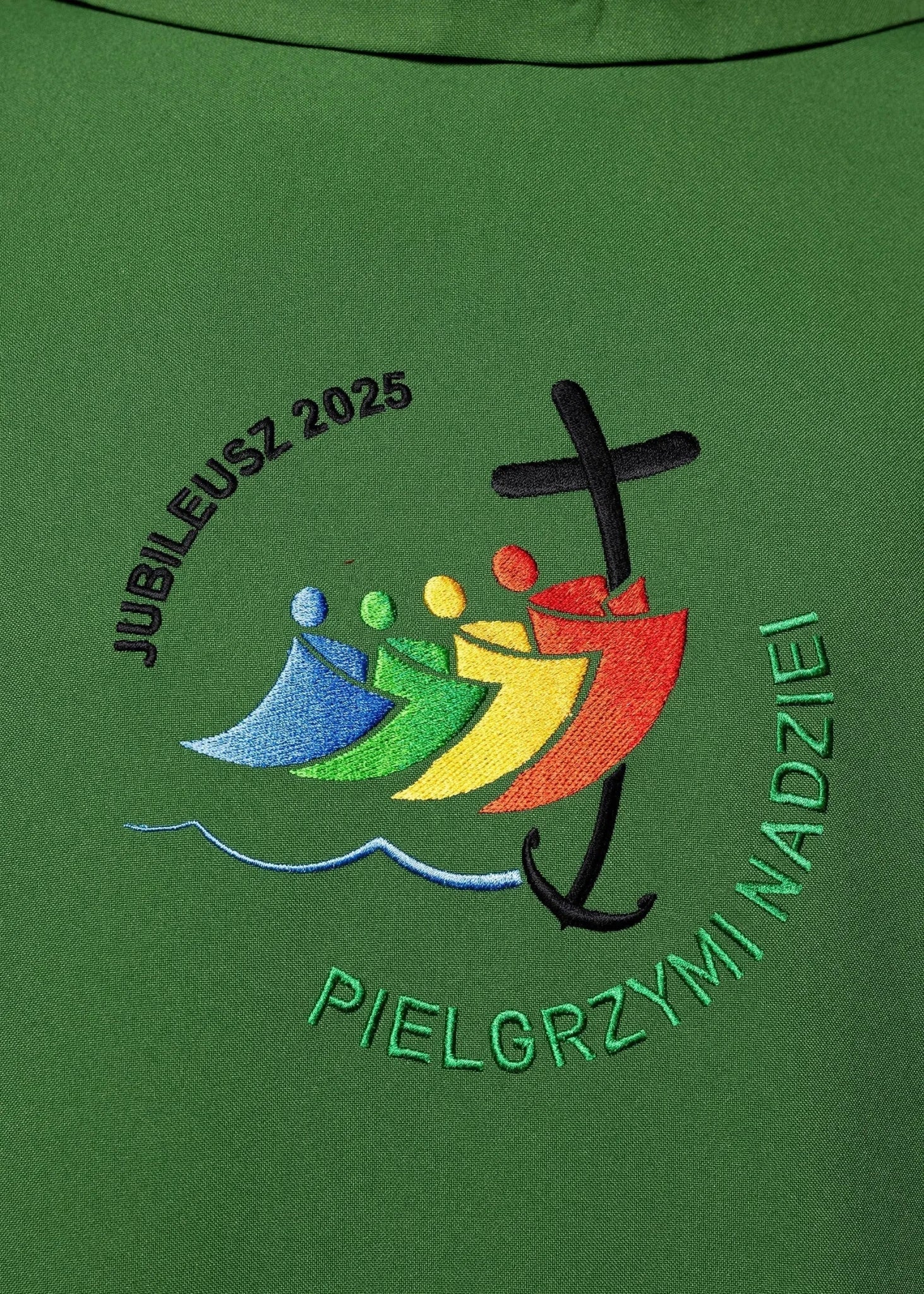 Chasuble with JUBILEE ROME 2025 Embroidery in Green