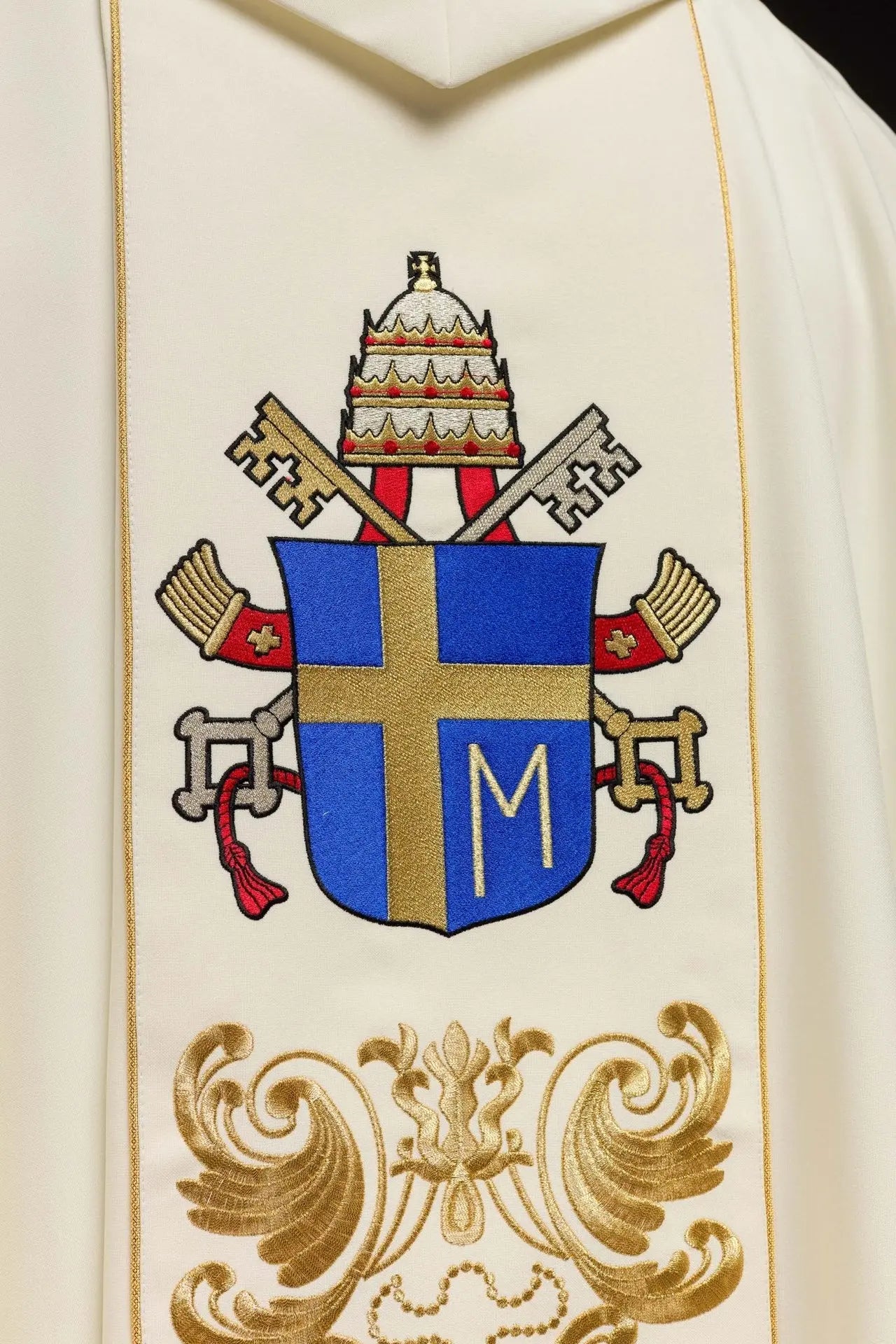 Chasuble with an image of Pope John Paul II