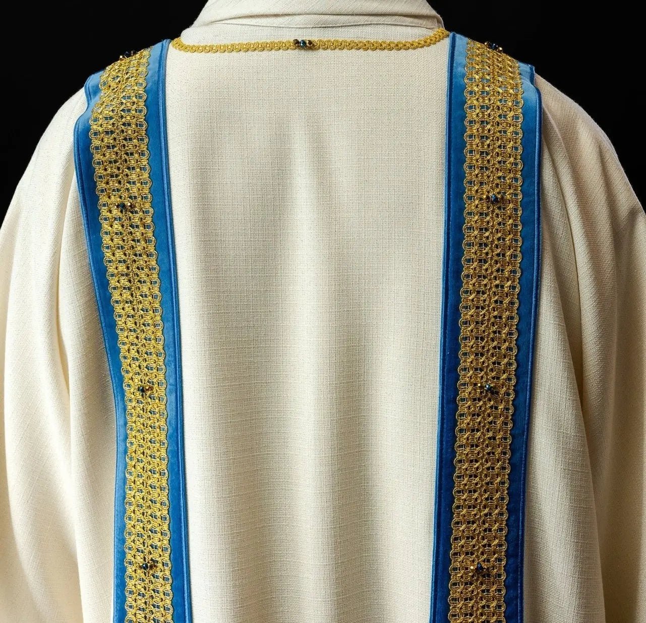 Handmade Marian Dalmatic with Natural Stones – Handmade 1001 Collection
