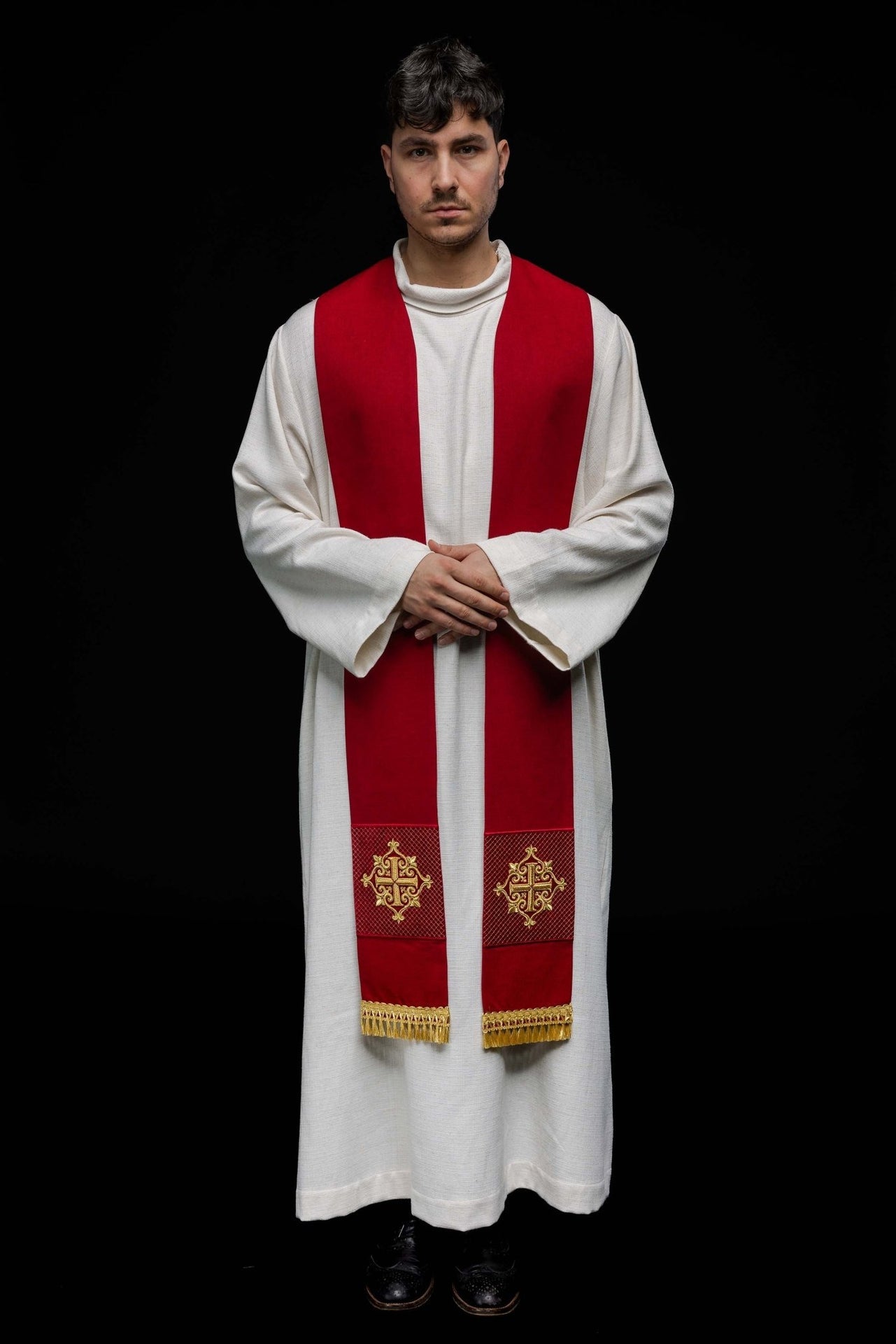 Stuła Czerwona Aksamit