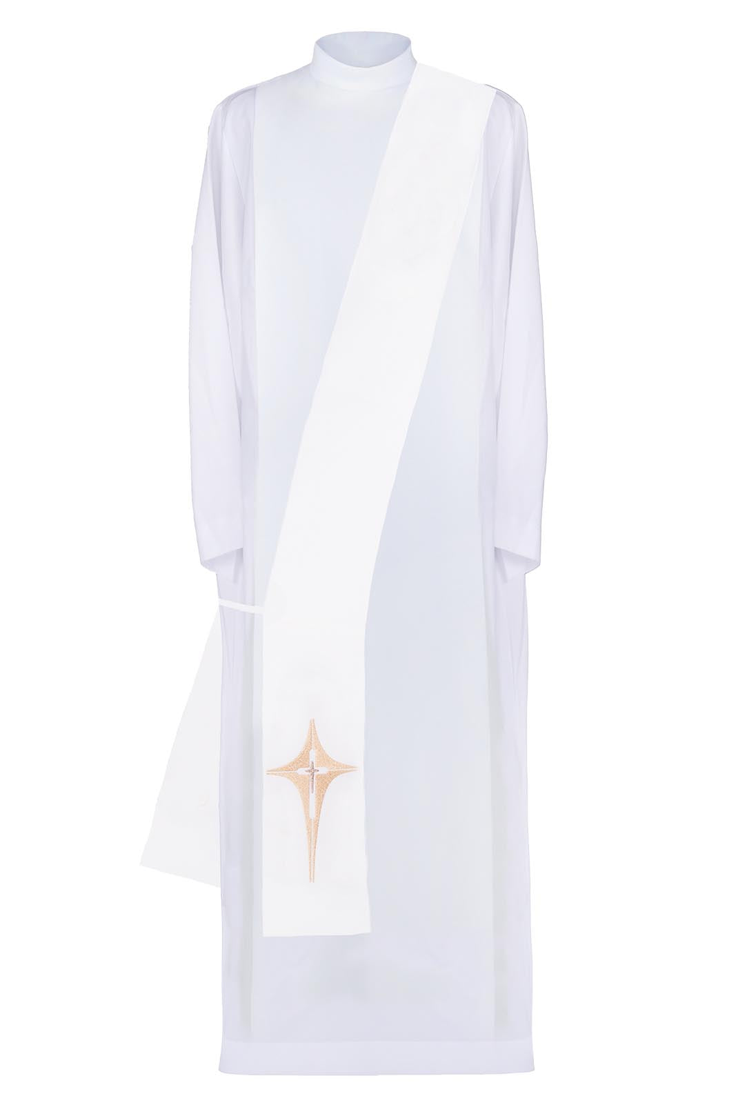 Diaconate stole embroidered Cross