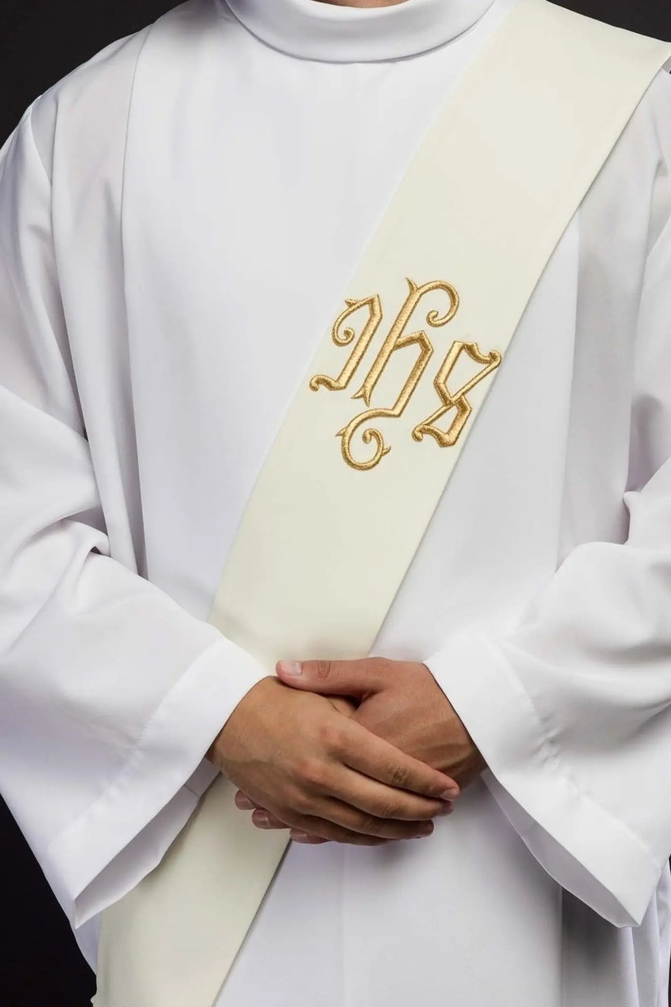 Diaconate stole IHS