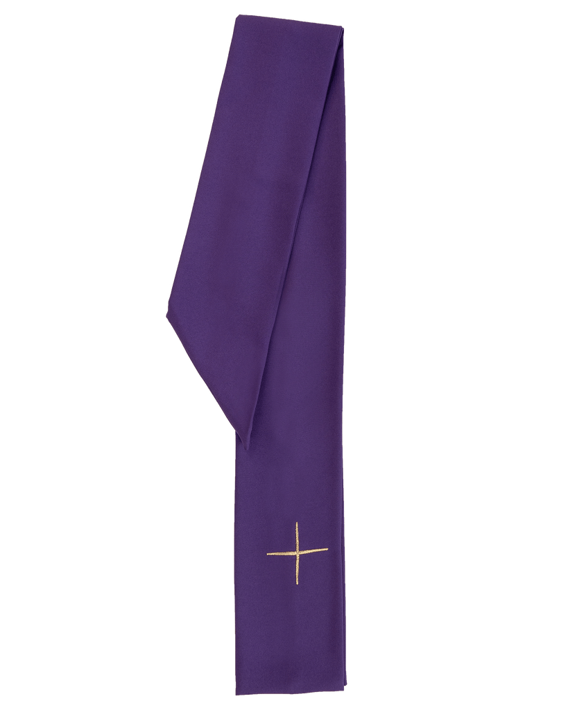 Ornat haftowany Krzyż Jerozolimski KOR/274 Fioletowy