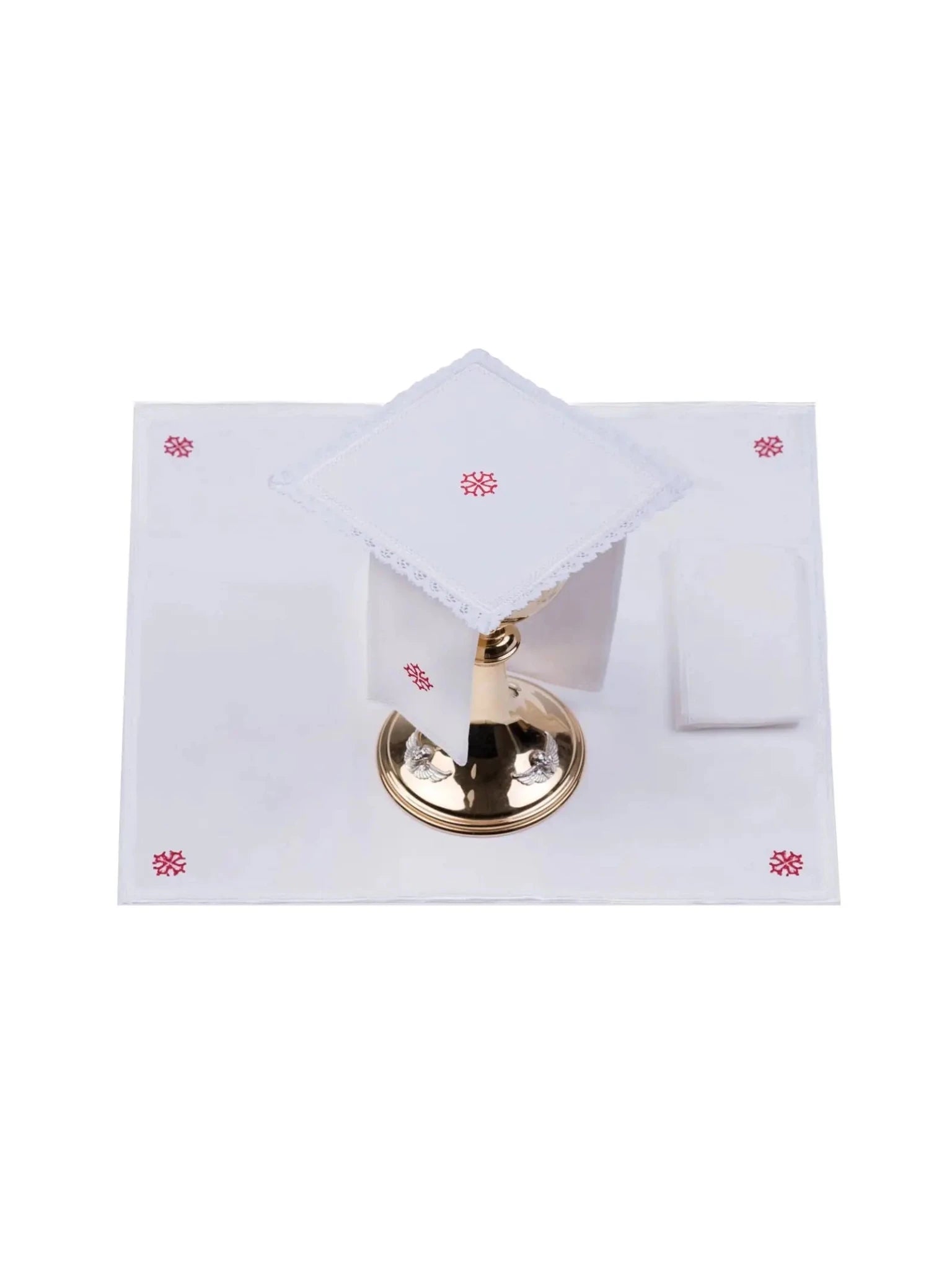 White Linen Cup Set - HAFTINA ATELIER
