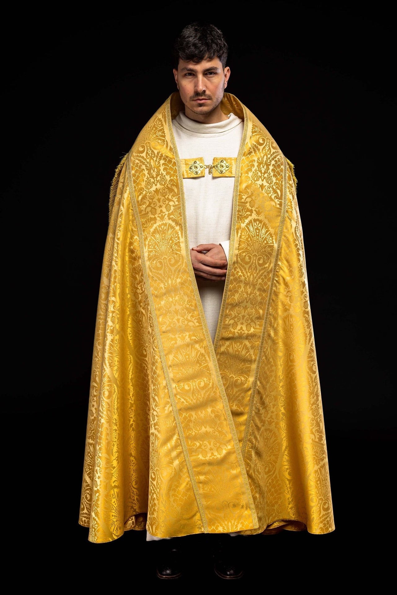 Żakardowa kapa rzymska gładka