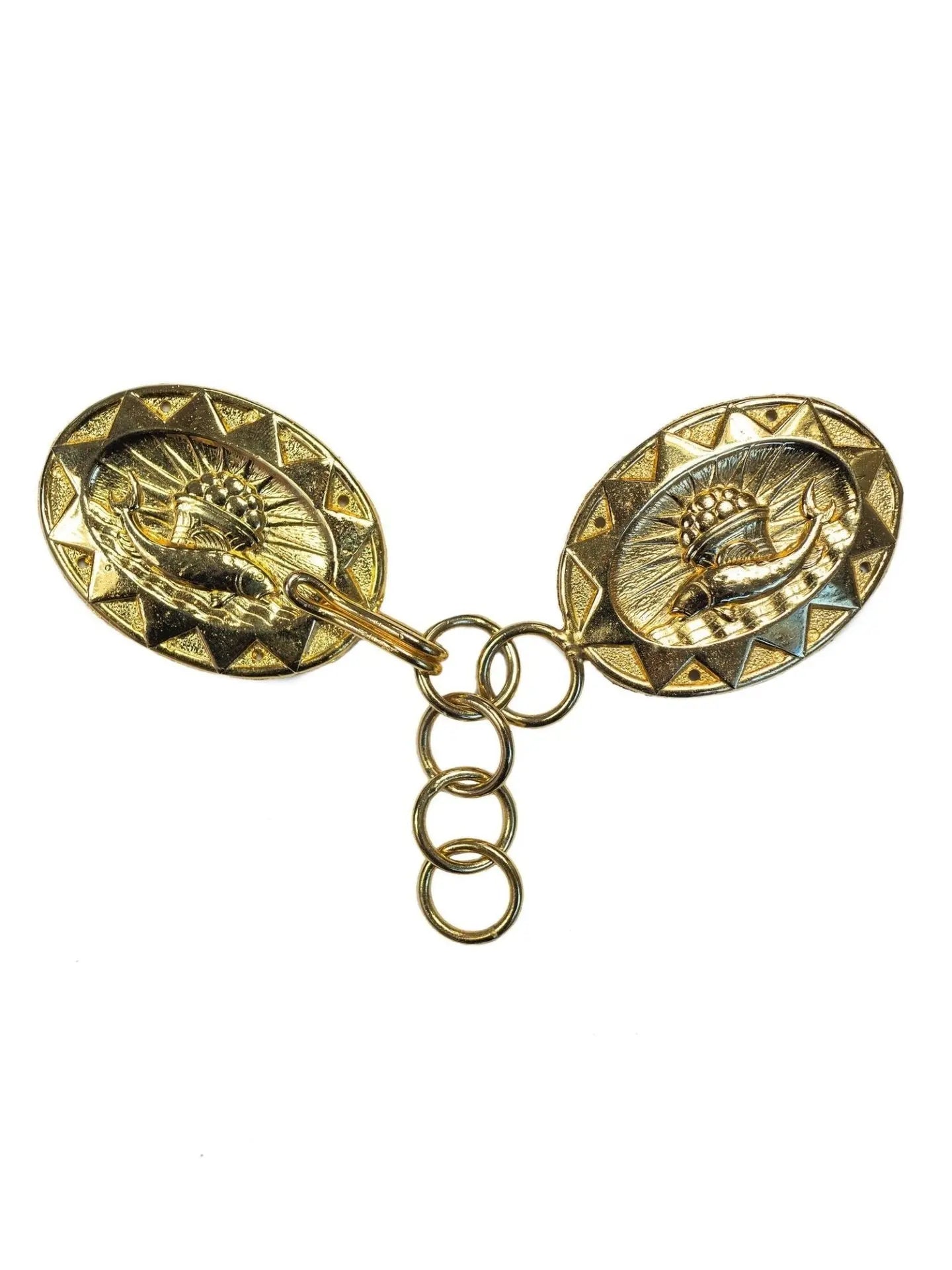 Clasp for cope and veil with fish symbol