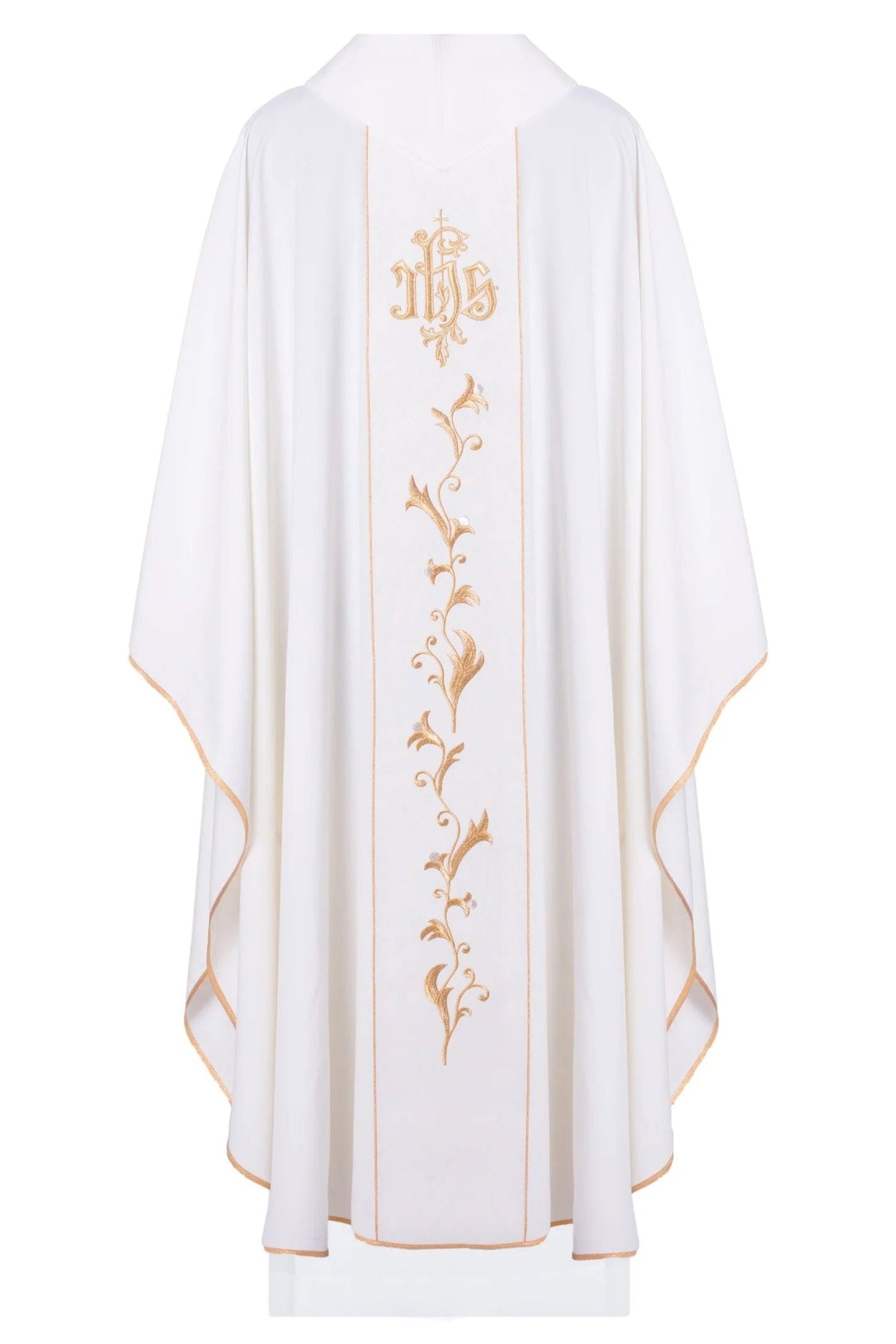 Decorated chasuble with IHS motif